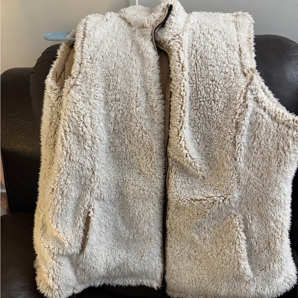 Cozy Cream Sherpa Vest
